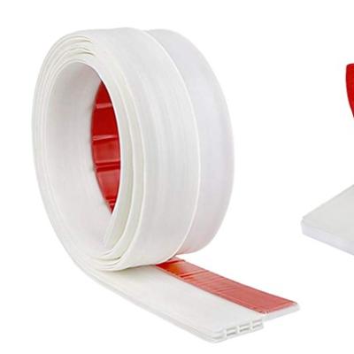 China PVC Waterproof Door Draft Bottom Excluder / 3M Adhesive Bottom Door Seal Bottom Door Seal Strip for sale