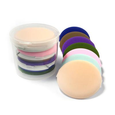 China FP002 Cosmetics In The Air Round Shape Wash Stock Makeup Hot Selling Cosmetic Powder Puff BB Easy Cushion Base Soft Base for sale