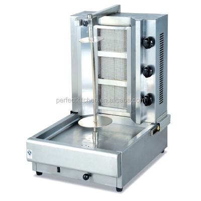 China Chicken Oven 3 Burners Gas Kebab Grill /4 Burners Gas Shawarma Machine for sale