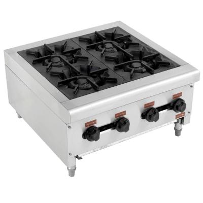 China Stainless Steel Table Top Range 6 Burners /industrial 6 Burner Gas Cooker for sale