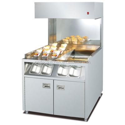 China Free Standing Fast Worker French Fries /potato French Fries Stainless Steel Grocery Store /chips Station for sale