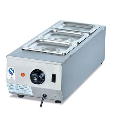 China 3 Tanks Stainless Steel Electric Chocolate Stove /Chocolate Melting Machine 620*220*175mm for sale