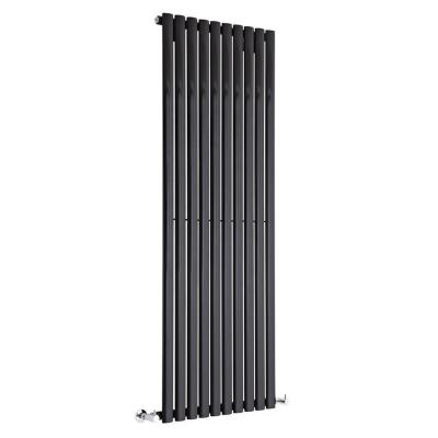 China Designer Radiator Black Vertical Radiator 1600mm x 590mm for sale