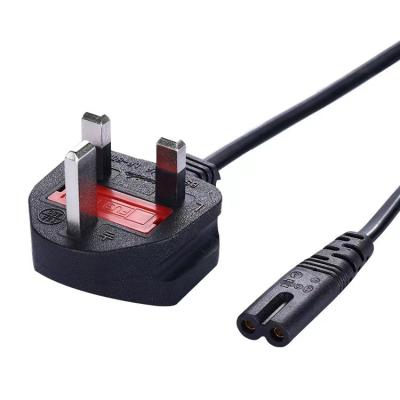 China Other CH-0036 BS British standard eight-word tail power cable with fuse British standard three-insert eight-word tail power adapter ca for sale