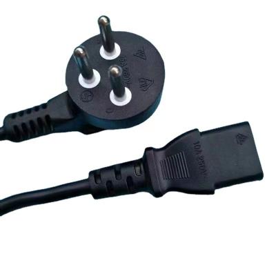 China Other CH-0035 high quality 1m 1.5m 1.8m 2m extension power cable wholesale for Israel SII certification 3 round pin AC power cord for sale