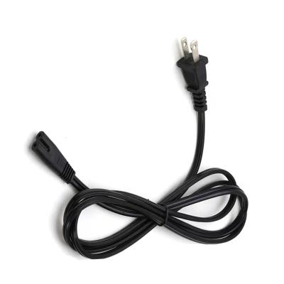 China Other CH-0034Us gauge two plug bare wire tail power cord US gauge two plug polar power cord two core American power cord peeling tin for sale