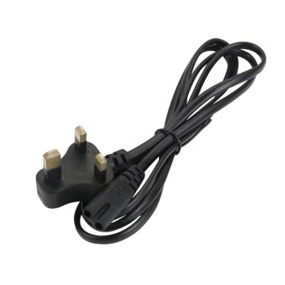 China Household appliances 2022 CH-008 BS British standard word tail power cable with insurance pipe British standard Hong Kong Malaysia three hole plug co for sale