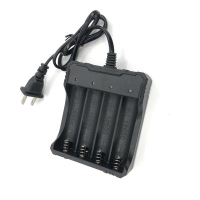 China 18650 lithium battery 2023 CH-404  4 Slot 18650 Battery Charger AC  Battery Charger For 18650 for sale