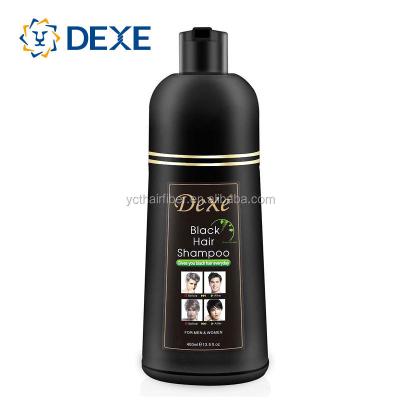 China High Quality Natural Noni Black Healty Black Hair Organic Hair Dye Shampoo for sale