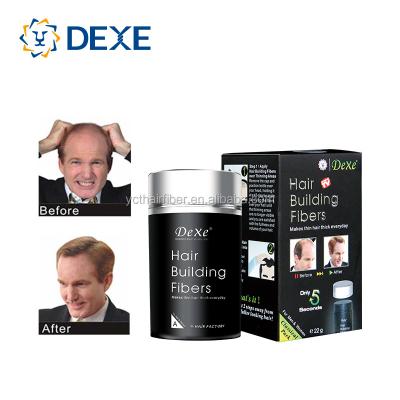 China Convenient Hair Building Fibers Powders Instant Thickening Fiber Hair Dexe Magic Fast Hair Regrowth Fiber for sale