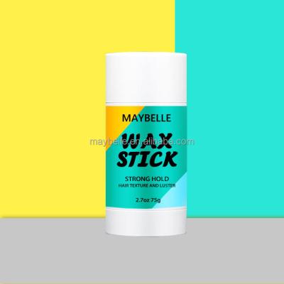 China Wholesale Organic Strong Hold No Greasy Plastic Tube Hair Wax Stick Shine Keep Good Texture Heat Protectant Private Label for sale