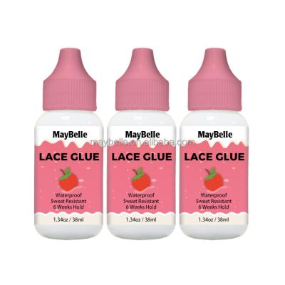 China Wholesale Private Label Plug Invisible Hair Extension Invisible Watermelon Sniffed Lace Glue For Wig 1oz 38ml Lace Glue Waterproof for sale