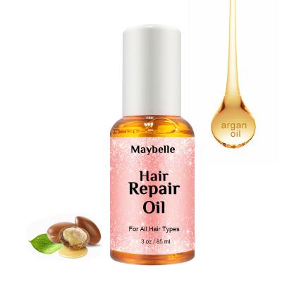 China Natural Herbal Organic Argan Oil Hair Serum Nourish Hair Repair Essential Oil Treatment Loss Prevention Private Label for sale