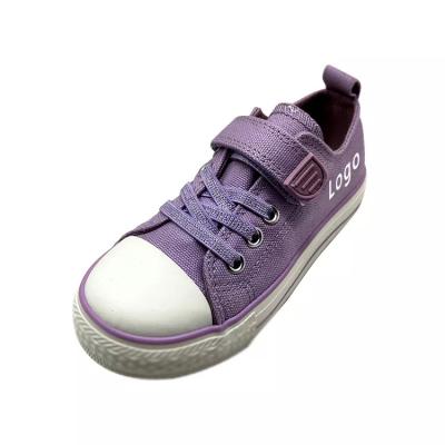 China Fashion Breathable Wholesale Children's Casual Vulcanized Shoes Kids Sneakers Fashionable Canvas Shoes for sale