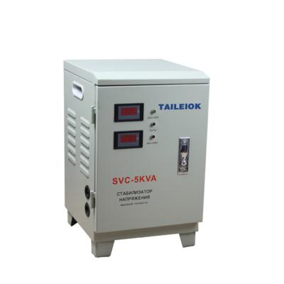 China SVC SVC-5000W AC Servo Motor Voltage Stabilizer Single Phase Regulator for Air Conditioner for sale