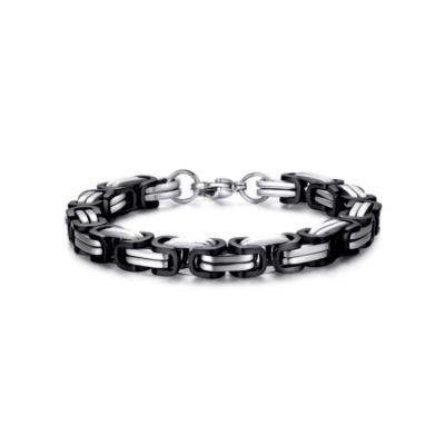 China Hiphop personality punk stainless steel bracelet emperor friendship titanium steel bracelets for men for sale