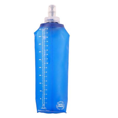 China Viable Tpu Soft Collapsible Water Bottle Sport Flask Soft Flask For Outdoor Sport for sale