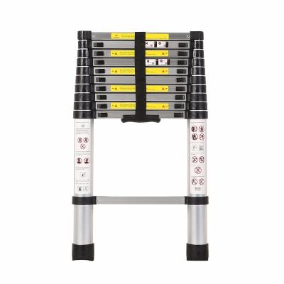 China Folding Ladders 3.2m Safety Single Ladder Aluminum Telescope with 11 Step Ladders for sale