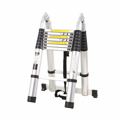 China Cheap Folding Ladders Folding Telescopic Extension Ladder Soft End Ladder With One Side Balance Bar for sale