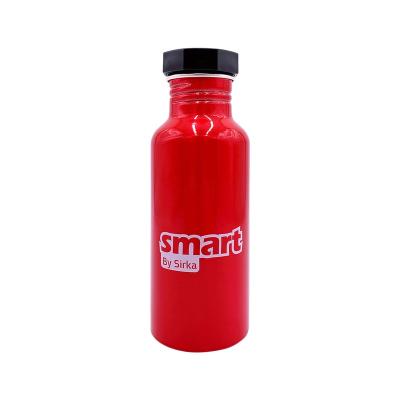 China Hot selling viable 500ml, 600ml, 750ml capacity portable bicycle aluminum bottle with screw lid for sale