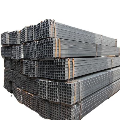 China Liquid Carbon Steel Pipe ASTM A500 Gr.B Black Square Hollow Section Welded Square And Rectangular Tube 38x38mm for sale