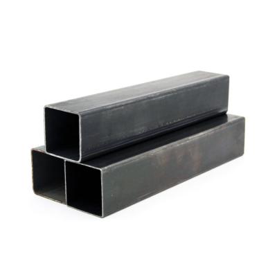 China liquid pipe carbon steel pipe painting rectangular tube, astm a36 black steel pipe, black square pipe for sale