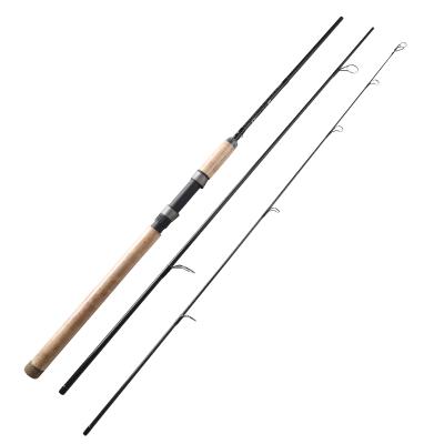 China High Quality TAIGEK Glass Fishing Rod 2.4m 8FT 3 Section Fishing Rod Middle Rotating Casting Rod For Sea for sale