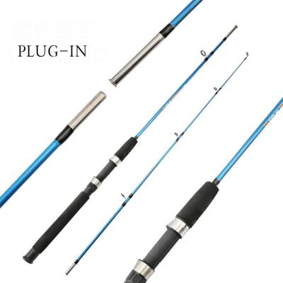 China Durable TAIGEK Multi Size Fishing Rod Customized Fiber Glass Spinning Rod Telescopic Boat Rock for sale