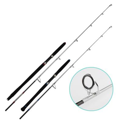 China Carbon 1.6m 1.98m 2.1m Boat Fishing Rod Slatwater Trolling Building Rod for sale