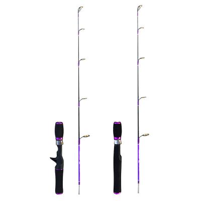 China Fishing Tackle Durable Solid Carbon 75mm Rod Ice Spinning Fishing Rod for sale