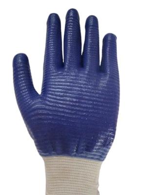 China Zebra Pattern PVC Work Gloves for sale