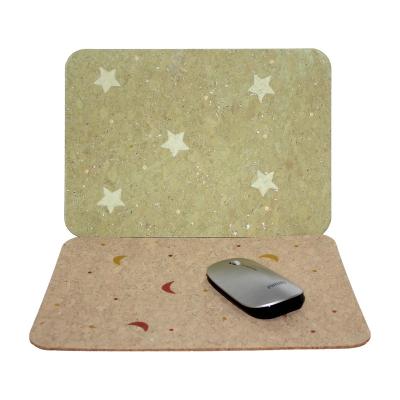 China Eco-friendly Natural Wooden Intelligence Developing Anti-Slip Waterproof Gaming Mouse Pad For Kids And Adult for sale