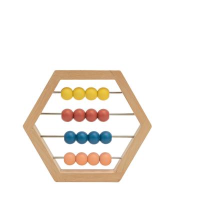 China Eco-Friendly New Style Wooden Bead Colorful Abacus Montessori Toy Math Toy Educational Toy for Kids for sale