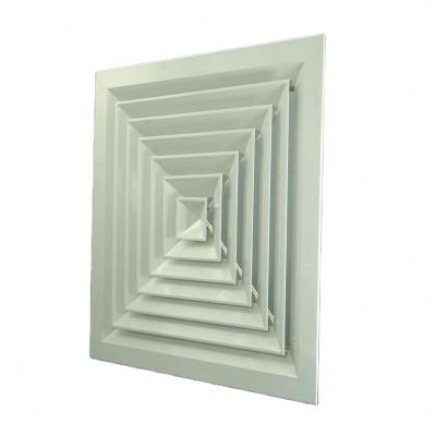 China EUROPEAN Aluminum Ceiling Air Diffuser HVAC 4 Ways Supply Air Diffuser (CD-SA4) for sale