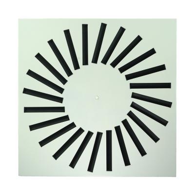 China Contemporary Hot Selling Ventilation System Air Conditioning Square Swirl Air Diffuser for Ceiling (CD-SW) for sale