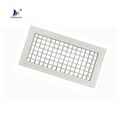 China Modern aluminum double deflection air grille with removable core for sale