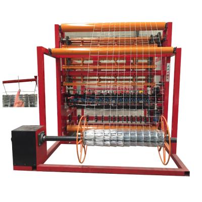 China Product Grassland Fence Factory Fixed Automatic Knot Grassland Field Fence Making Machine for sale