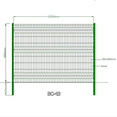 China Easily Assembled Euro Wire Mesh Fence / Road Stadium Welded Wire Mesh for sale