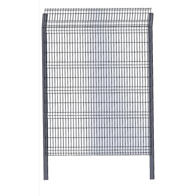 China Easily Assembled 1730mm Height, 2030mm Height 3D Mesh Fence Panels With V Beams Curved, High Quality 3D Mesh Fence for sale