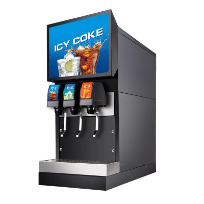 China High Capacity Metal+plastic Automatic Beverage Vending Machine 3 Valve Cool Drink Juice Vending Machine for sale