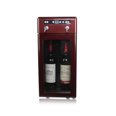 China Hot Selling Automatic Household Wine Dispenser 2 Bottle Mini Wine Dispenser Cooler for sale