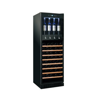 China Blue Interior LED Light 220V Wine Storage Cabinet 4 Bottle Wine Cooler Cabinet for sale