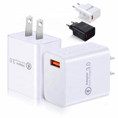 China Video Game Player 18W 3Amp Quick QC 3.0 USB Wall Travel Charger Adapter Mobile Phone Charger for sale