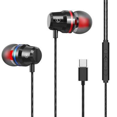 China 1.2M Wired USB Earphone High Fidelity Stereo C DAC Digital Type C Sport In-ear Earphone for sale