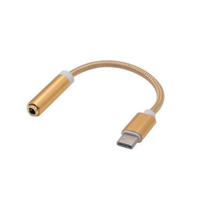 China The type-c aux cable. phone same material with cable charging usb have stock with package for sale