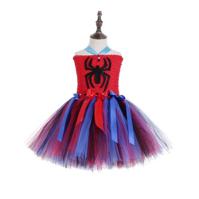 China Halloween Superhero Vintage Halloween Costume Anti-Static Dresses For Girls Birthday Role Play Costume for sale