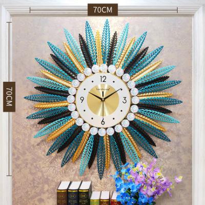 China Classify the hot Amazon business decoration living room wall clock diy home decor wall cladding for sale