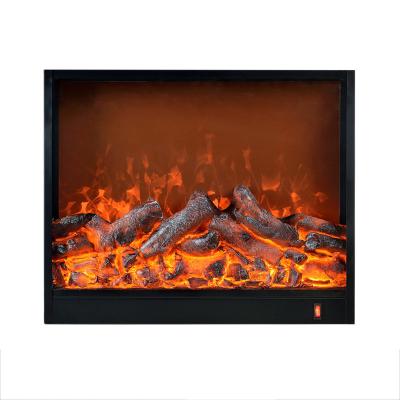 China Durable Hotel Engineering Fire Place Decoration Simulation Flame Decoration Electric Fireplace Heater for sale