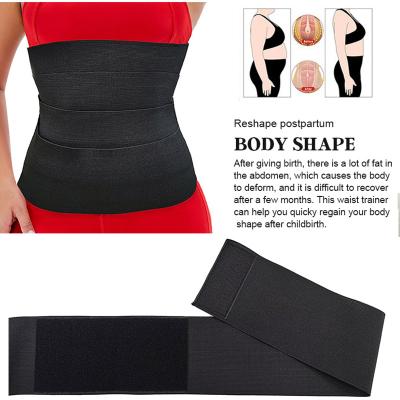 China Postpartum Belly Band Belt Breathable Body Workout Abdomen Slimming Cute Waist Trimmer for sale