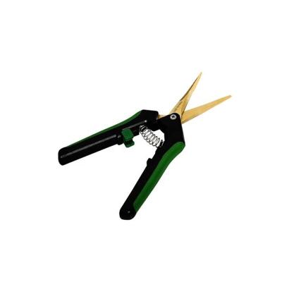 China Anti-Slip Handle Hydroponic Bonsai Snips Trimming Titanium Scissors Plant Scissors for sale